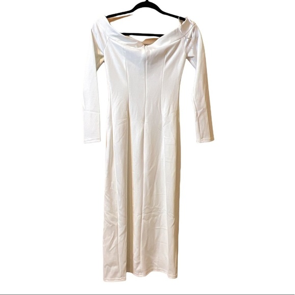 Lulu’s Love for Love Ivory Off-the-Shoulder Midi Dress Size XS - Picture 6 of 7